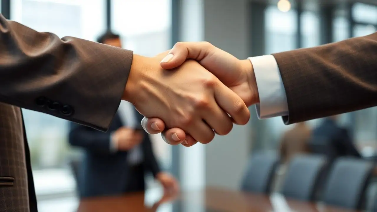 Sealed with a confident handshake